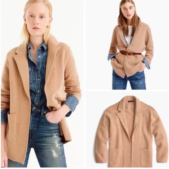 Jcrew Sophie Open Front Sweater Blazer - Picture 1 of 4